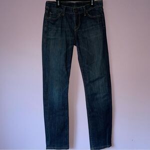 Citizens of Humanity Size 26 Kelly 001 Stretch Low Waist Bootcut Dark Wash Jeans